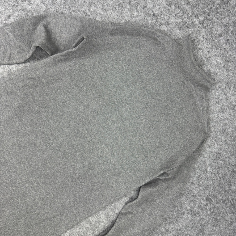 J‎ Jill Gray Mock Neck Knit Midi Sweater Dress Small Heathered Cotton Blend